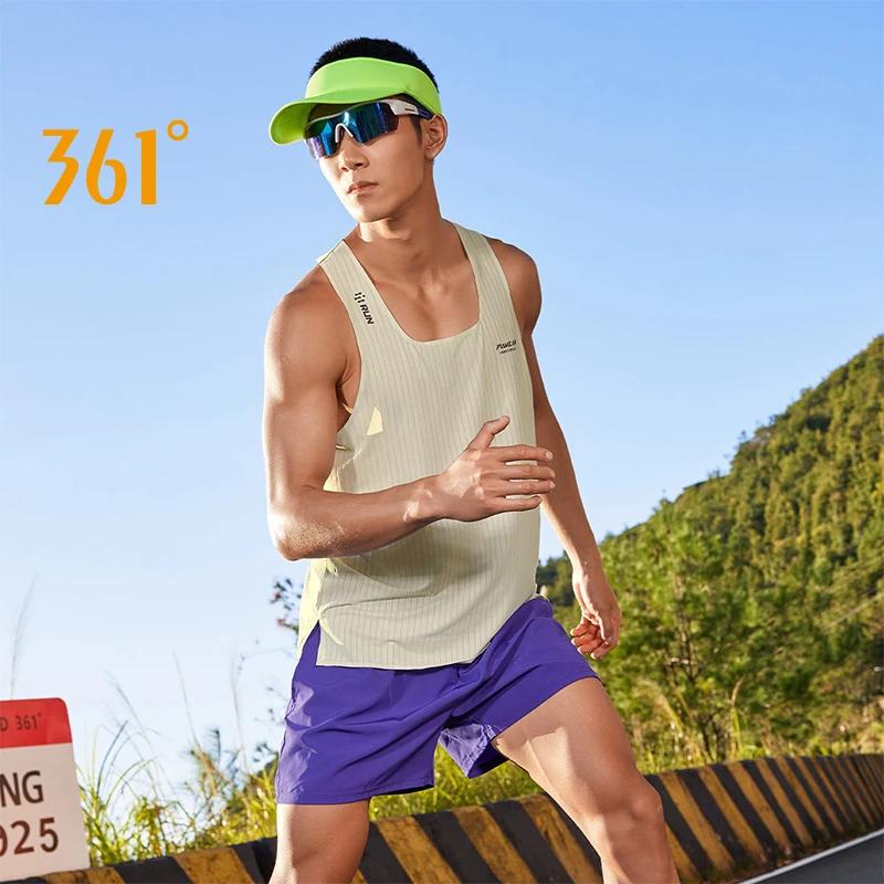 Gilet de sport pour hommes, flamme Air 361 degrés, Marathon d'été, course à pied, séchage rapide, Fi
