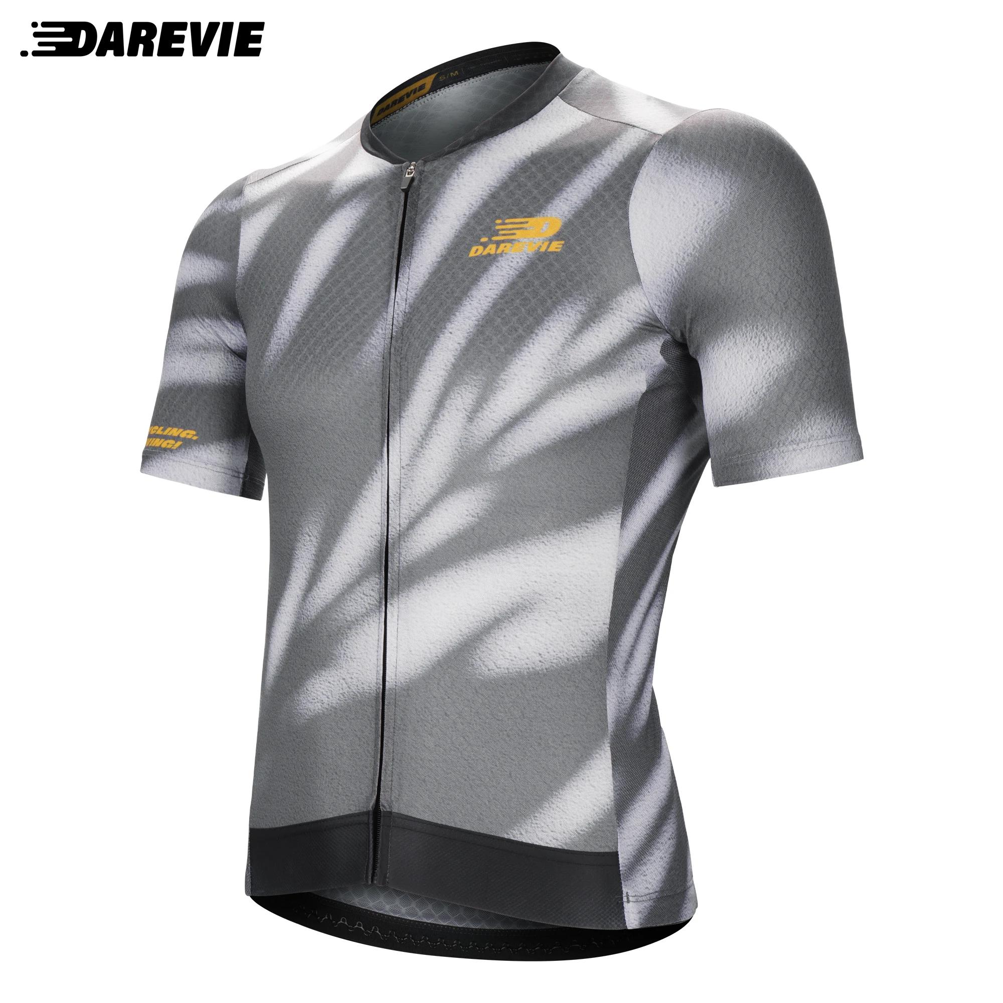 DAREVIE Maillot de cyclisme respirant Shadow pour homme, séchage rapide, petite taille, niveau d'ent