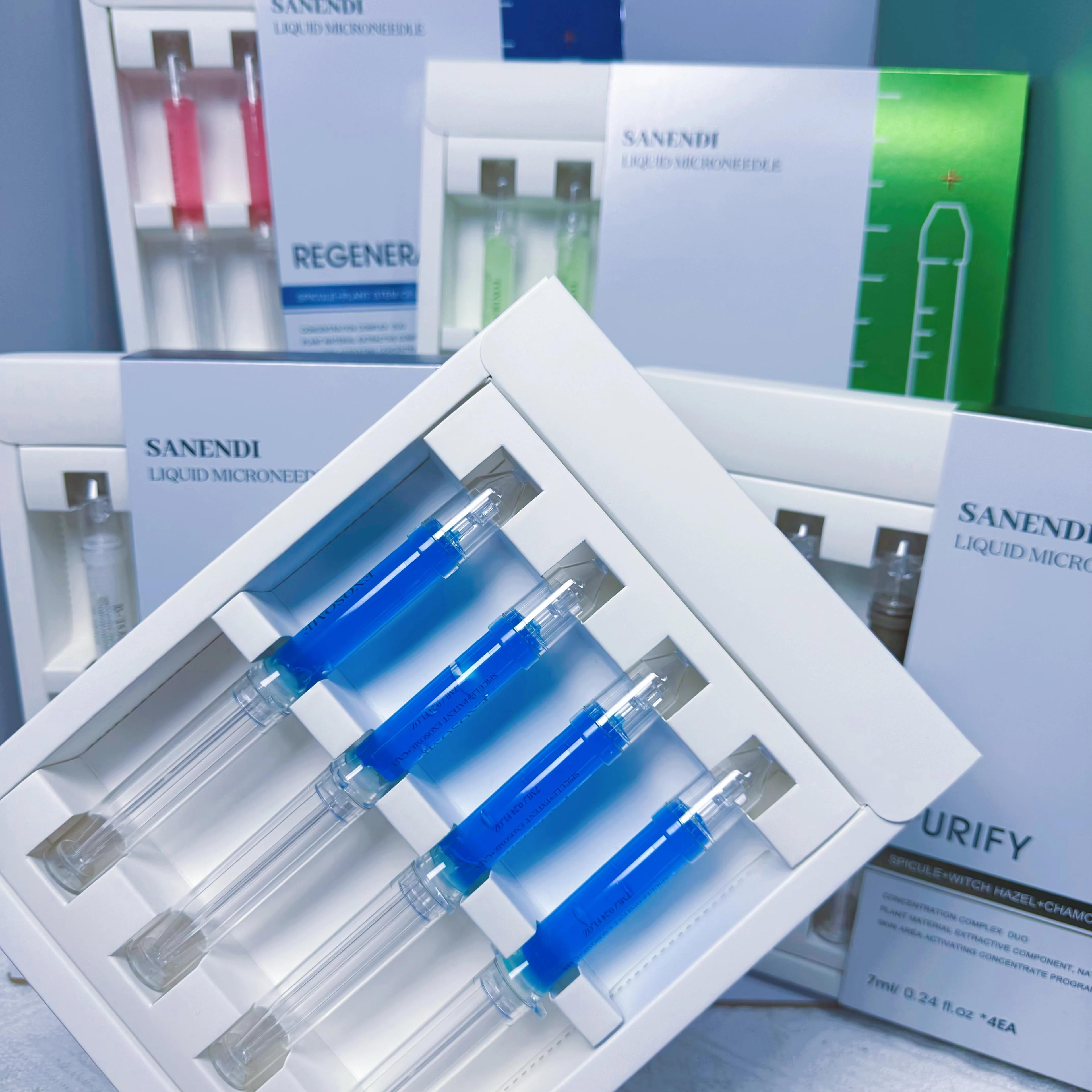 Sanendi coréen Reedle Shot technologie liquide microcristal masque Facial peau hydratant hydratant l