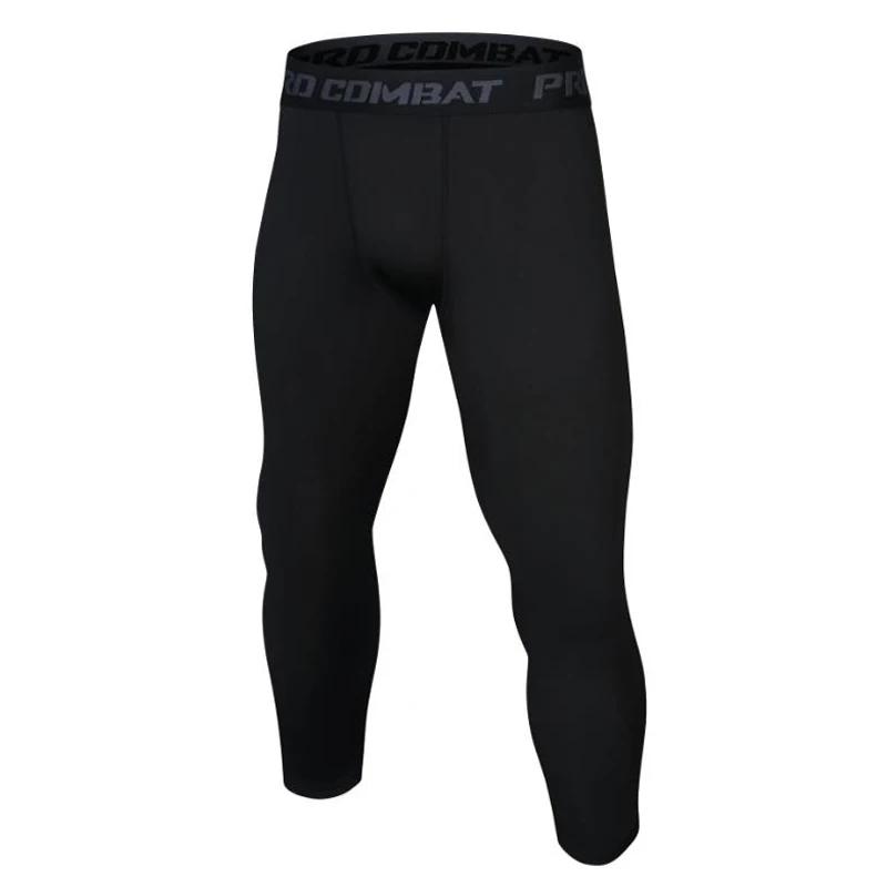 Leggings de football et de basket-ball pour hommes, entraînement à haute élasticité, fitness sportif