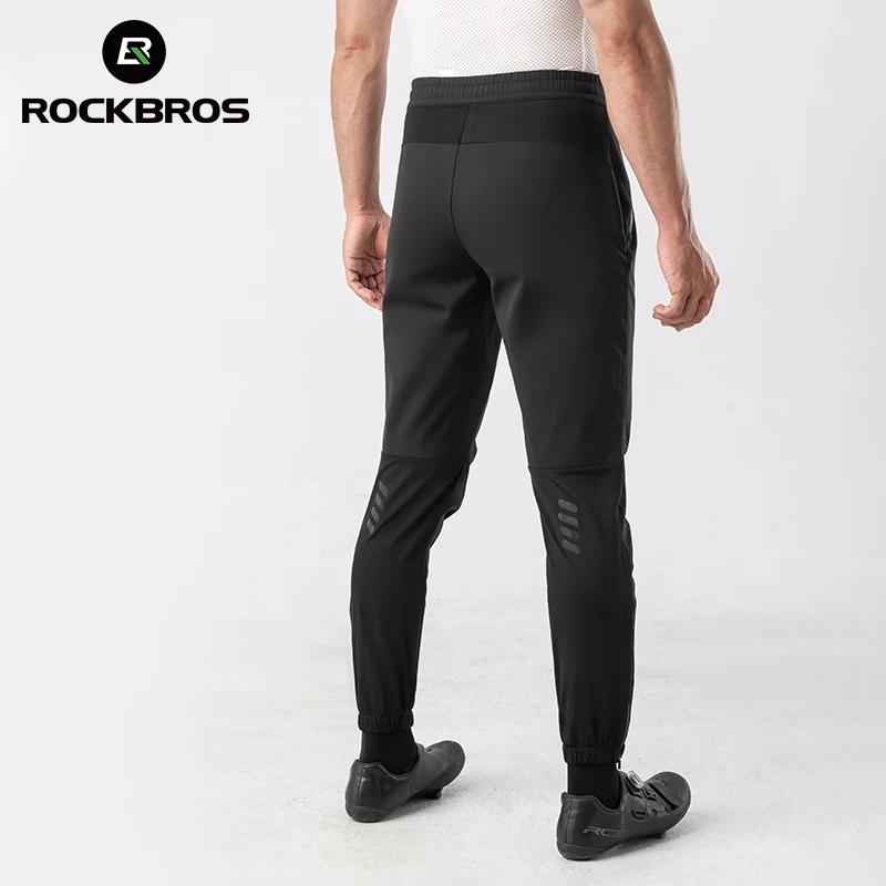ROCKBROS pantalons de cyclisme automne hiver décontracté coupe-vent doublé polaire pantalons longs é