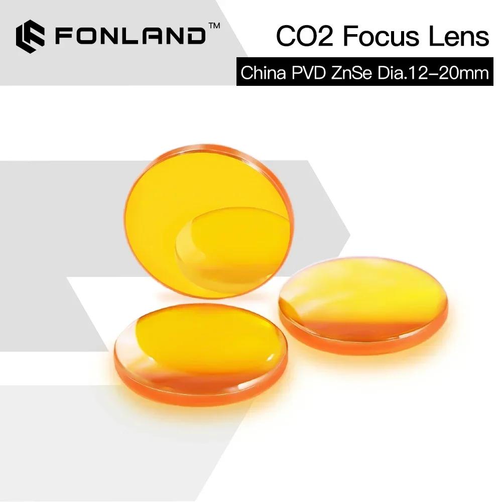 Fonland ZnSe lentille de mise au point lentille Laser PVD Dia.18/19.05/20 FL38.1/50.8/63.5/76.2/101.