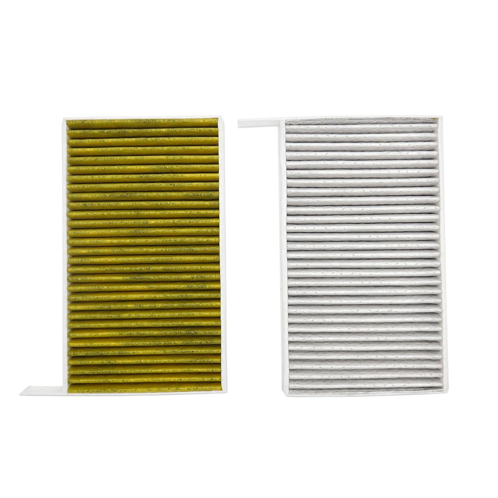 Filtre à Air d'habitacle à Pollen, 2 pièces, accessoires à charbon actif 1107681 -00-A pour Tesla mo