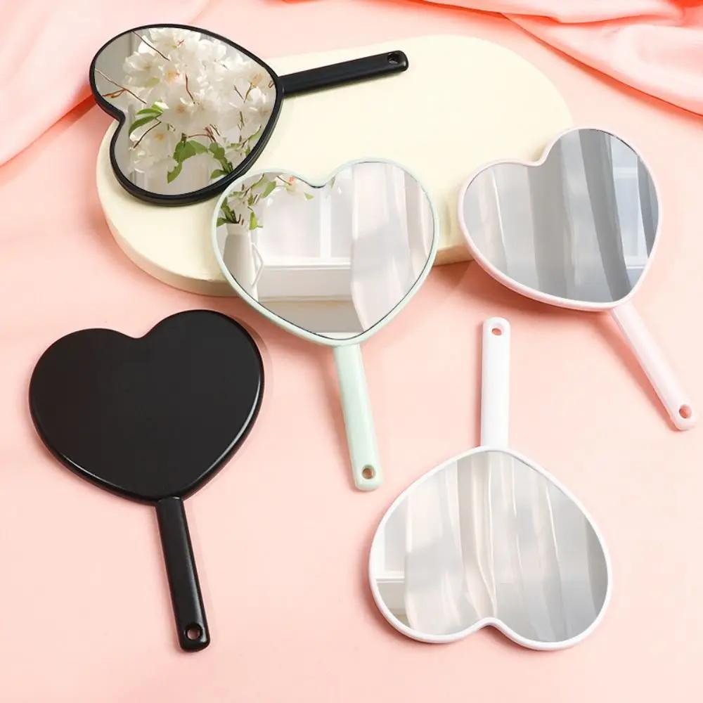 Miroir de maquillage de style Sweet Girl, mode, amour, déterminer, adapté au transport, mignon