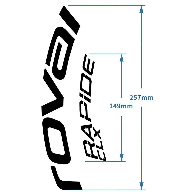 Autocollants de jeu de roues de vélo de route RAPIDE CLX, autocollants de jante de vélo, autocollant