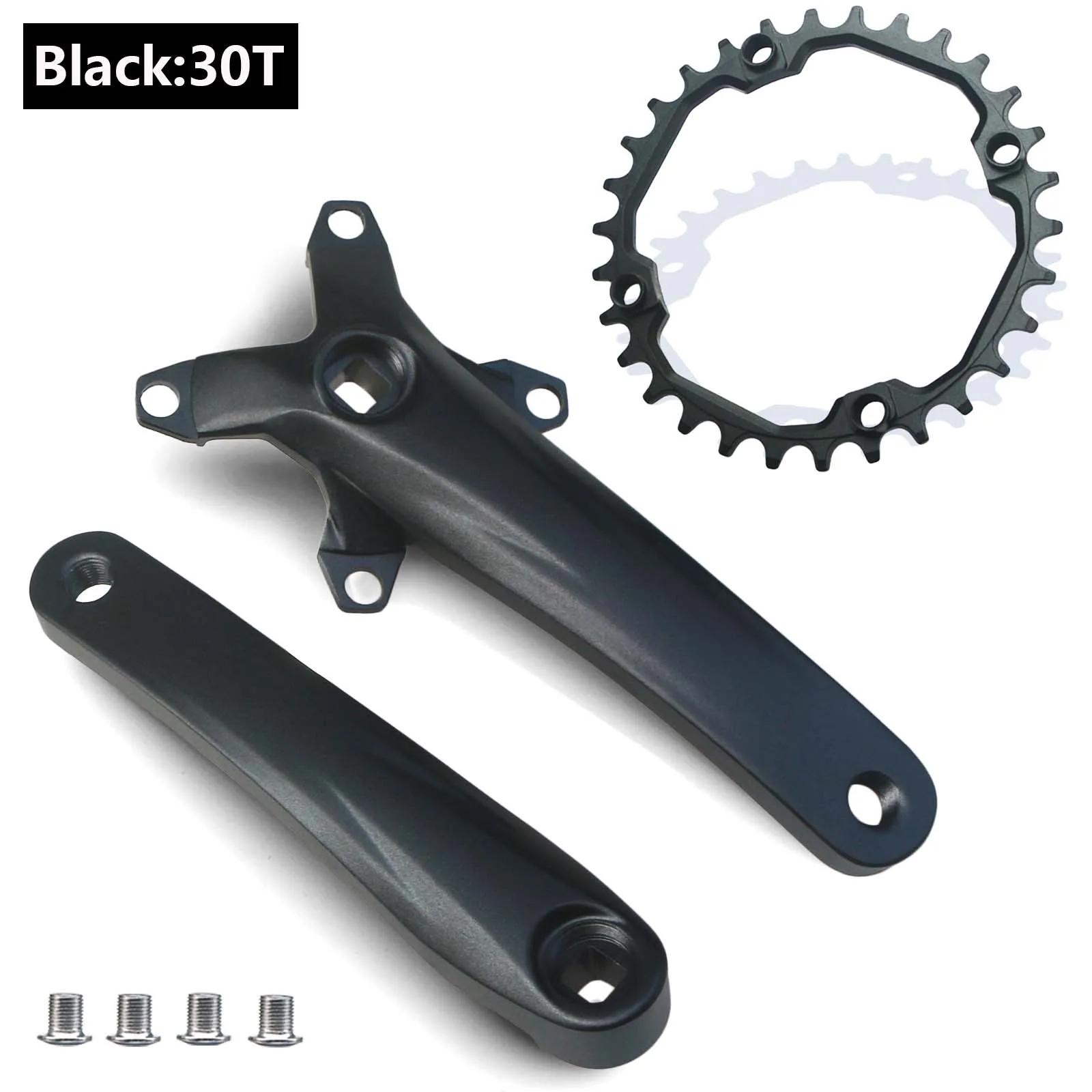 170 104BCD 64BCD vtt vélo manivelle ensemble carré conique manivelle VTT pédalier 30T ~ 42T plateau
