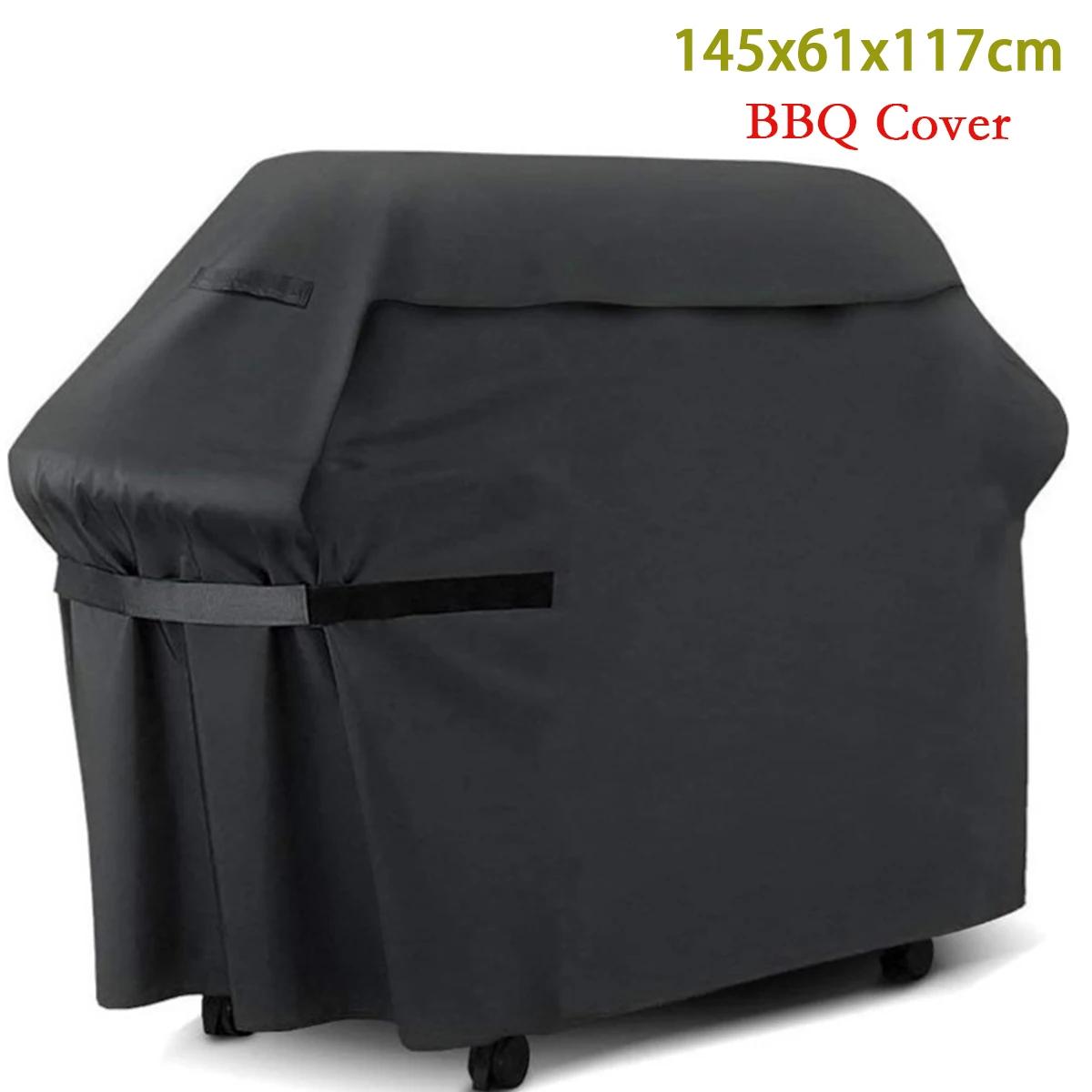 Couverture de gril de Barbecue en tissu Oxford 210D, couverture de Barbecue Durable, robuste, étanch
