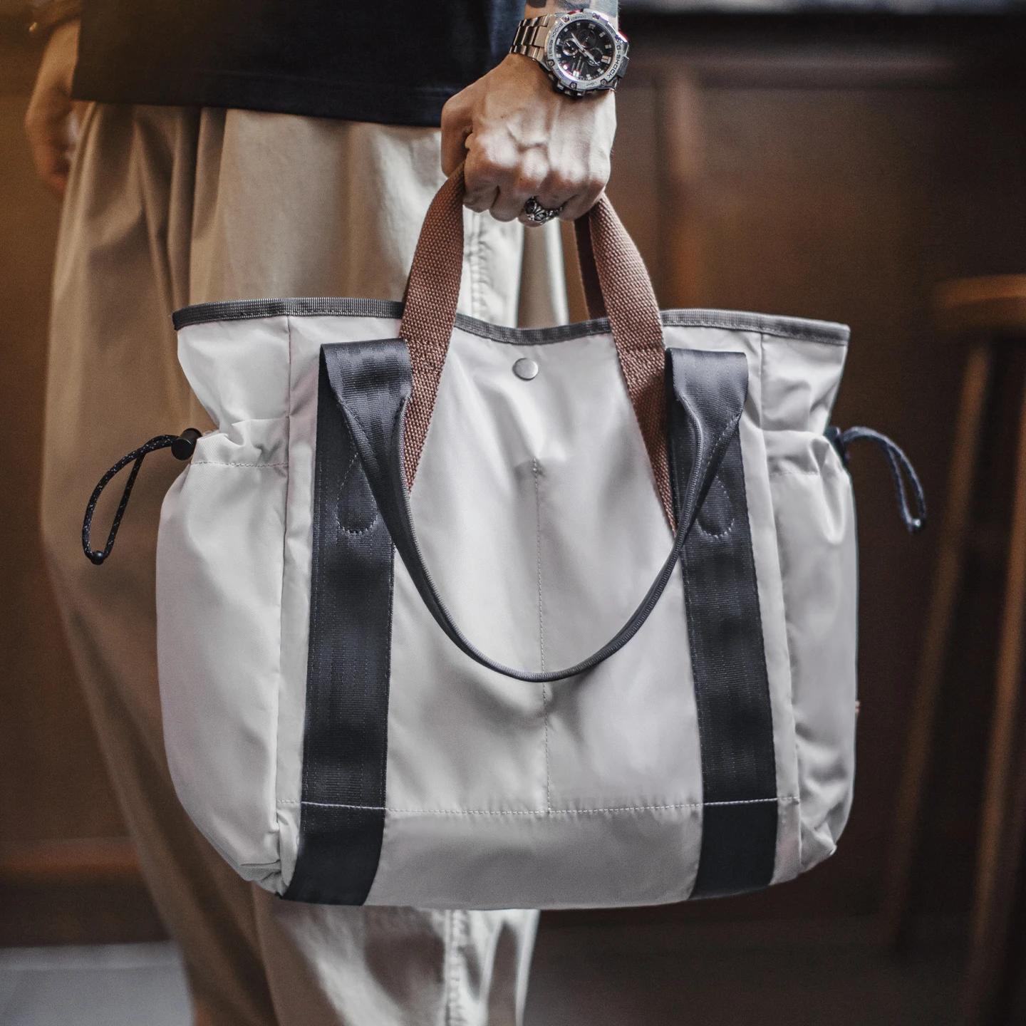 Maden – sac fourre-tout Vintage étanche pour hommes, sacs à bandoulière de grande capacité, sac pour