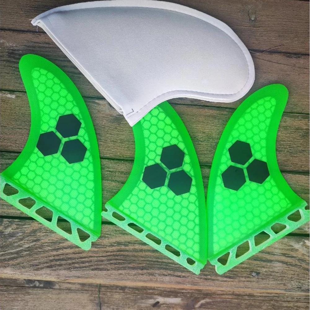 UPSURF FUTURE ailerons verts G3/G5/G7/AM2/GAM palmes de planche de Surf pour accessoires de Surf pro