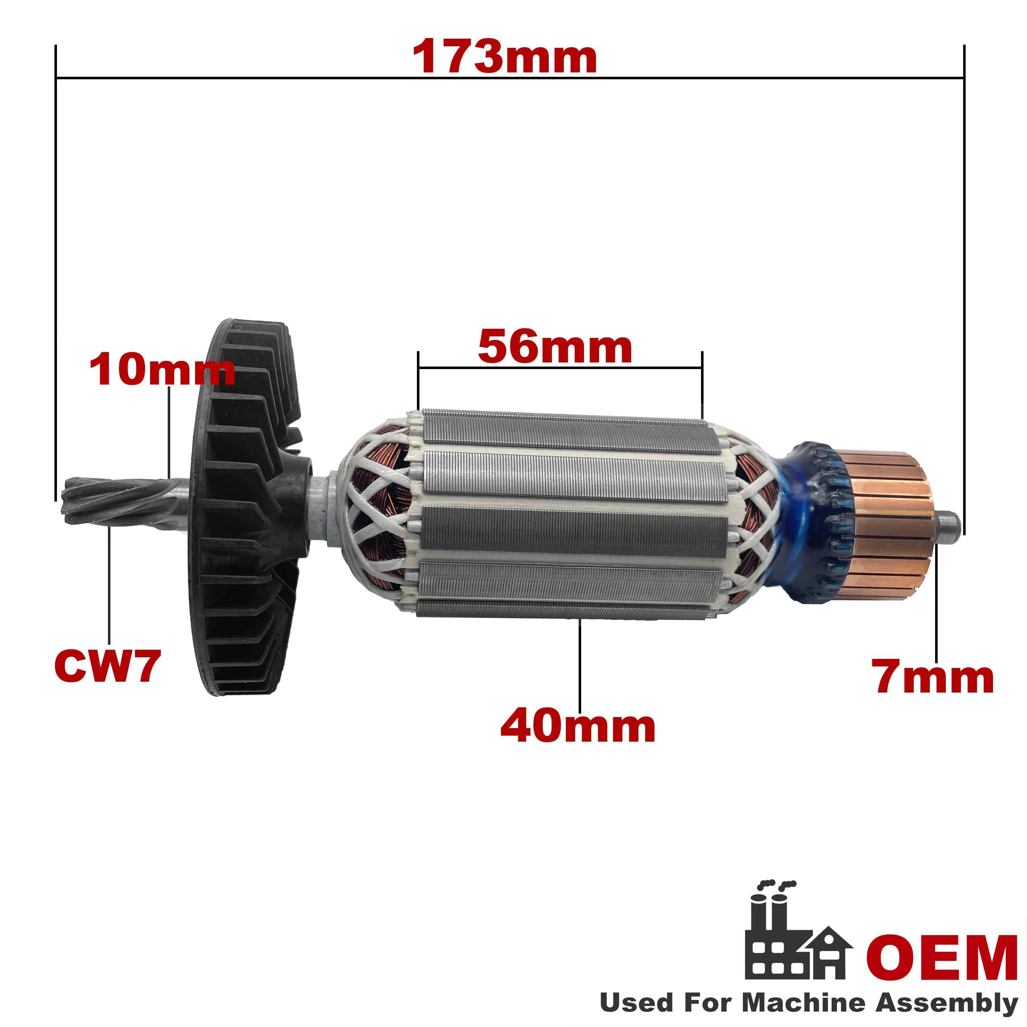 AC 220V 240V GKS190 GKS165 Induit Rotor pour BOSCH Scie Circulaire A Main Pièces de rechange Scie ci