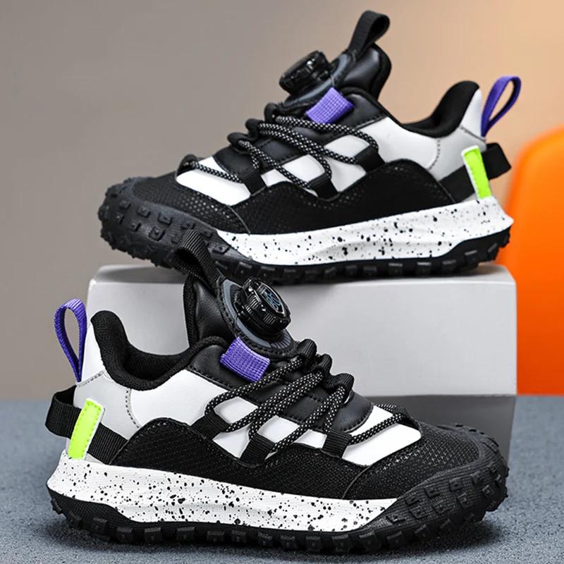Chaussures de basket-ball pour enfants, chaussures de course confortables et antidérapantes pour ent