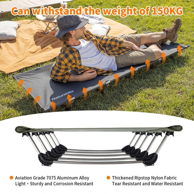 Naturehike – lit de Camping pliable et Portable, ultraléger, pour tente, extérieur, pour tourisme