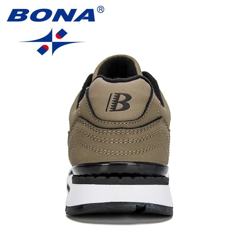 BONA 2023 nouveaux créateurs homme anti-dérapant chaussures de Jogging chaussures de course à la mod
