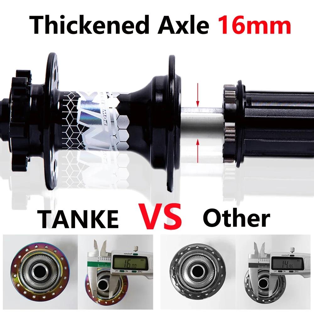 TANKE moyeu de vélo vtt BOOST 148 moyeux de vélo 120 clic 6 griffes portant 32H 28H HG XD MS frein à