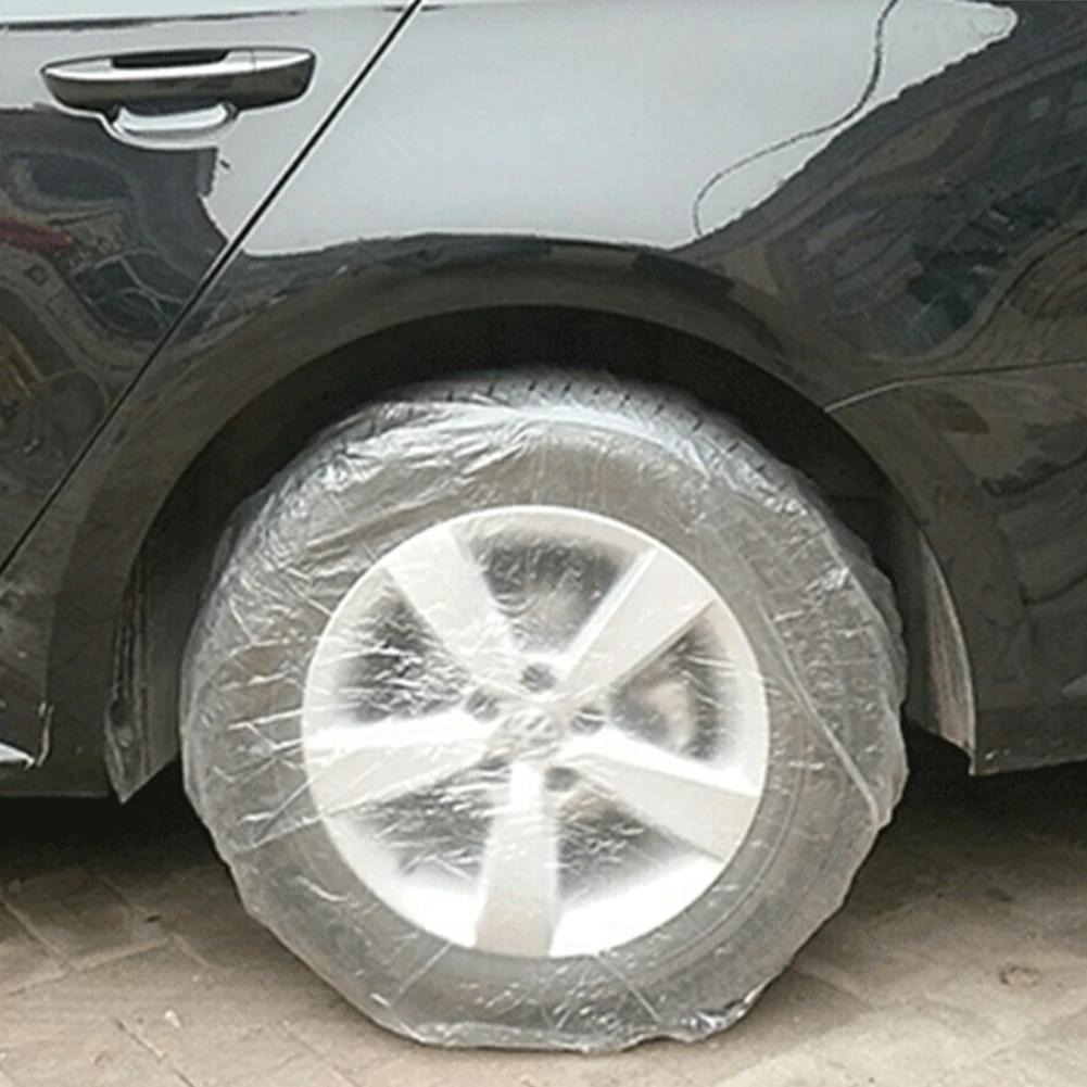 Juste anti-poussière pour roues de voiture, protection de roue automatique, poudre de poulet, housse