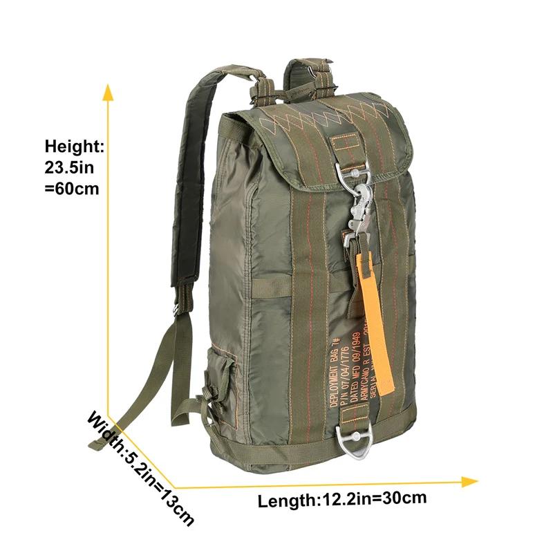 LQARMY – sac à dos polyvalent Durable, léger, pour Parachute, pour les voyages de chasse en plein ai
