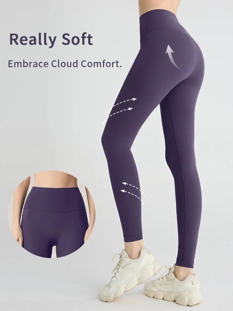 Leggings yoga femme taille haute levage hanche fitness course cyclisme respirant