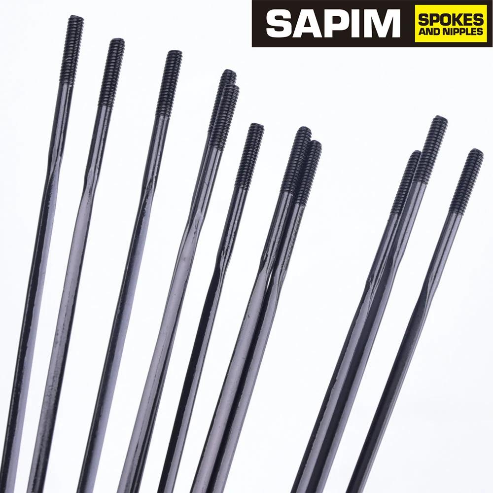 SAPIM CX-Ray Aero Bladed Bicycle Spokes J-BEND Straight rid CX RAY Spoke 2.0-0.9*2.2-2.0mm 14G