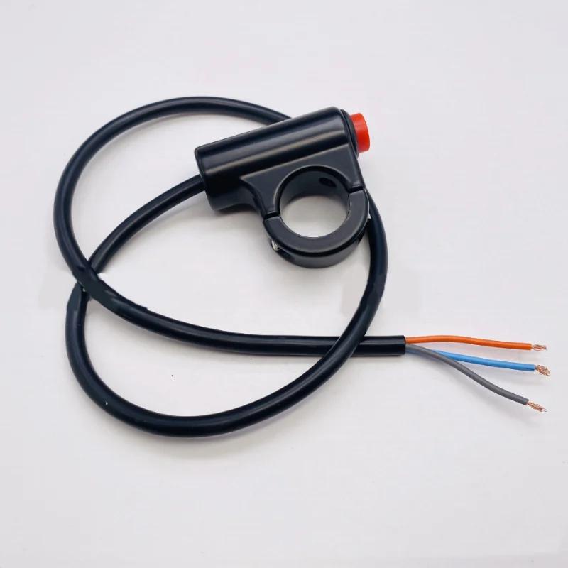 Bouton de commutation de feu de danger pour moto, véhicule électrique, Double Flash d'avertissement,