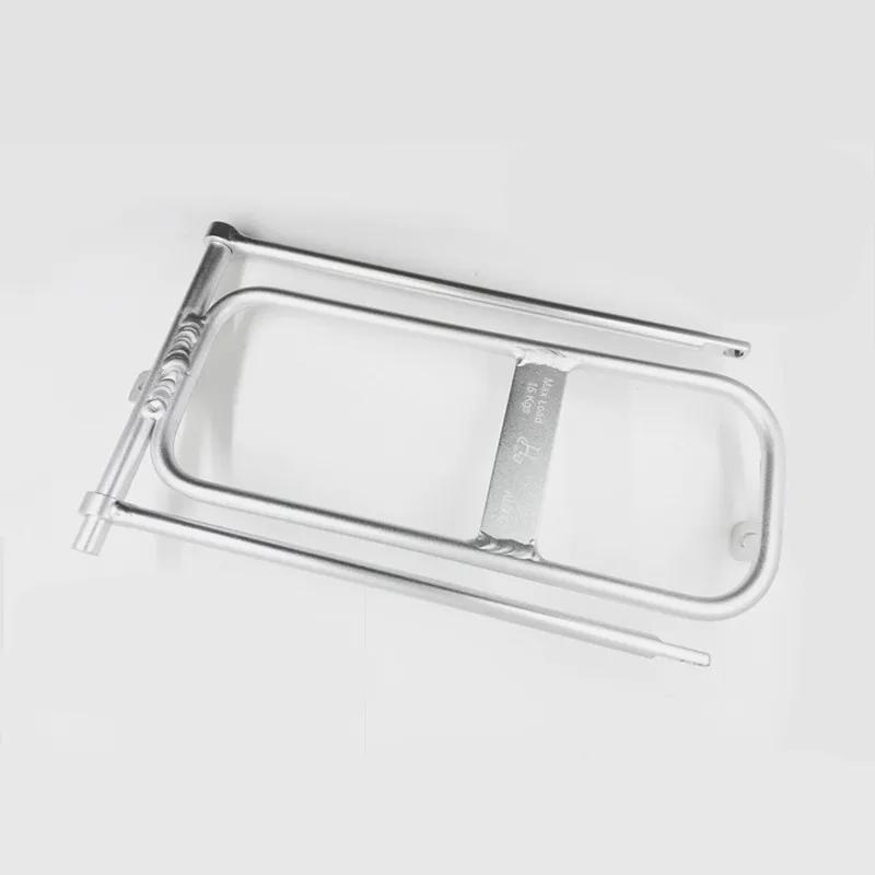 Porte-bagages arrière en alliage d'aluminium ultra léger pour vélo, étagère de vélo pliante, porte-p