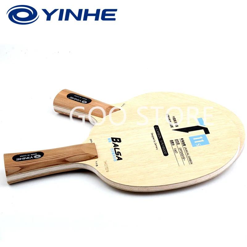 YINHE T11 / T11 + (Balsa léger carbone) lame de Tennis de Table YINHE T-11 T11S raquette galaxie ori