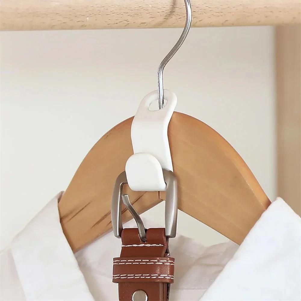 Mini cintre pour connecteur de garde-robe, gain d'espace de garde-robe, crochet en cascade, organisa