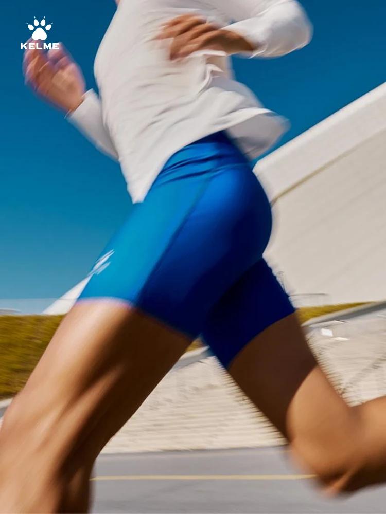 Shorts de course Kelme à séchage rapide pour hommes - Shorts d'entraînement professionnels marathon