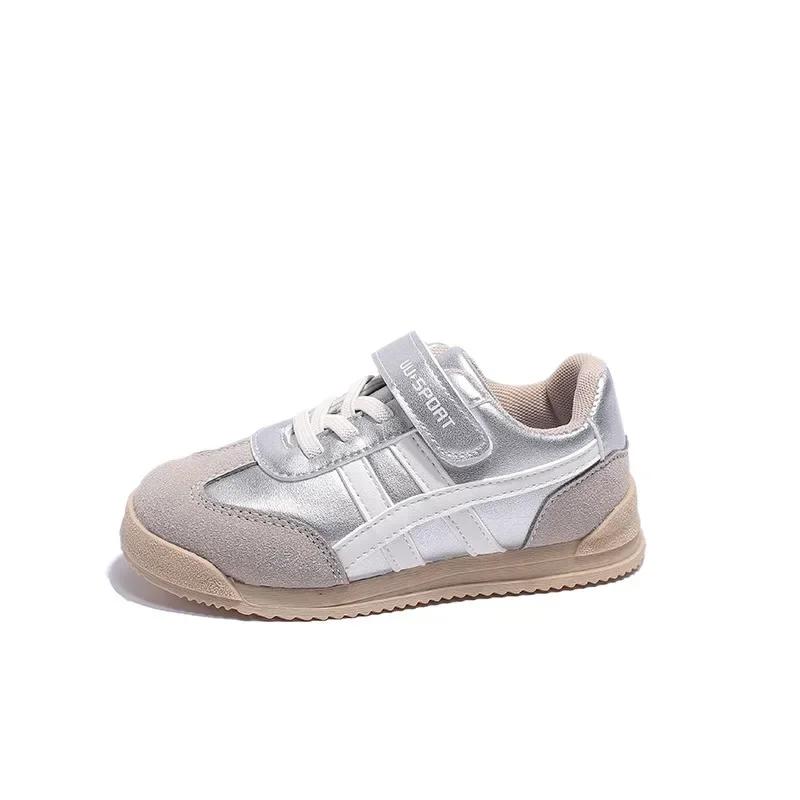 Chaussures de sport coordonnantes pour enfants, chaussures plates optiques à l'offre elles souples,