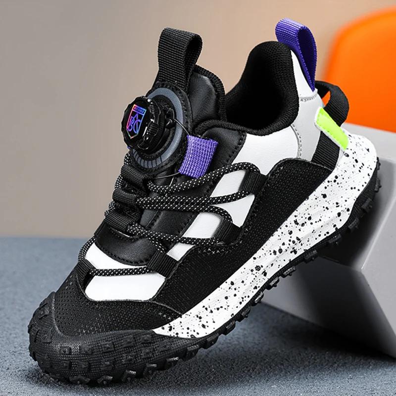 Chaussures de basket-ball pour enfants, chaussures de course confortables et antidérapantes pour ent
