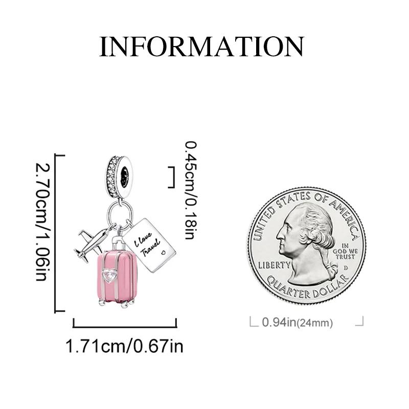 Pendentifs en argent sterling 925, zircon, patte, cœur rouge, breloques, perles compatibles avec les