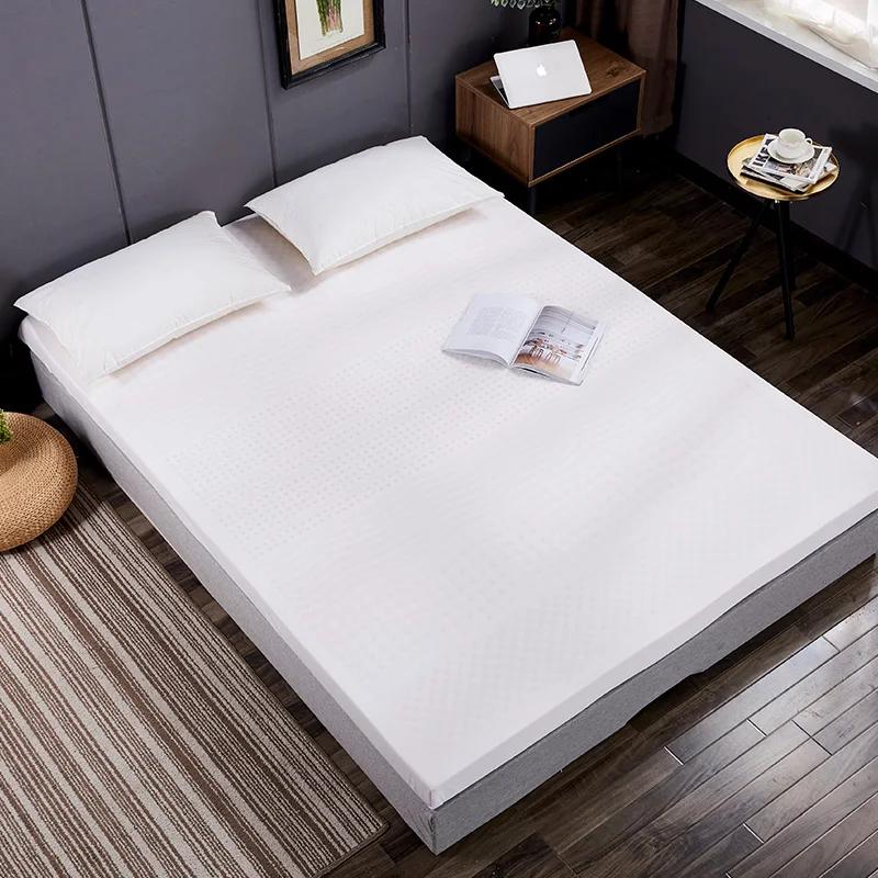 Matelas en latex 100% naturel thaïlandais avec housse, coussin en caoutchouc pur, solution stock, vi