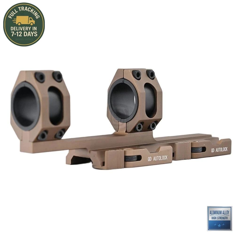 Shooin-Support d'anneau de lunette optique, tube de 30mm, base de rail de 21mm