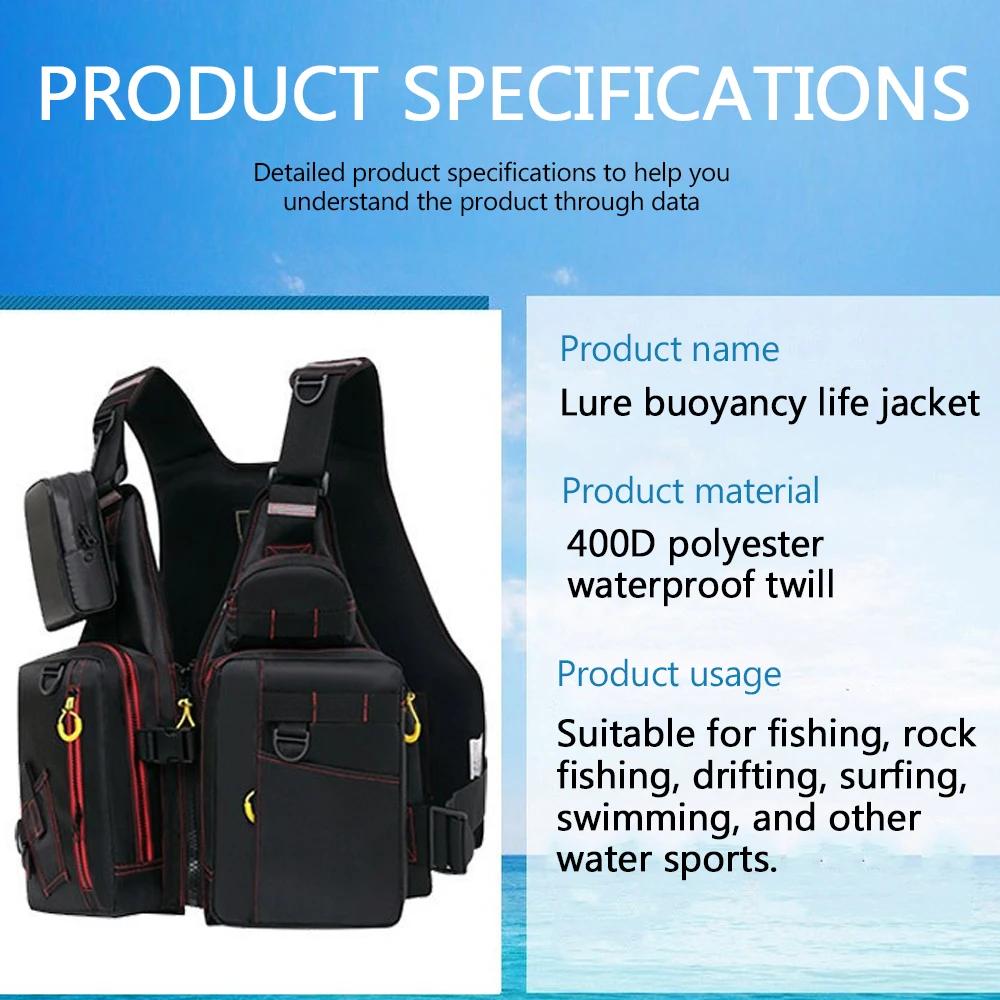 gilet de sauvetage multifonctionnel pour la pêche en plein air, un incontournable pour la sécurité.