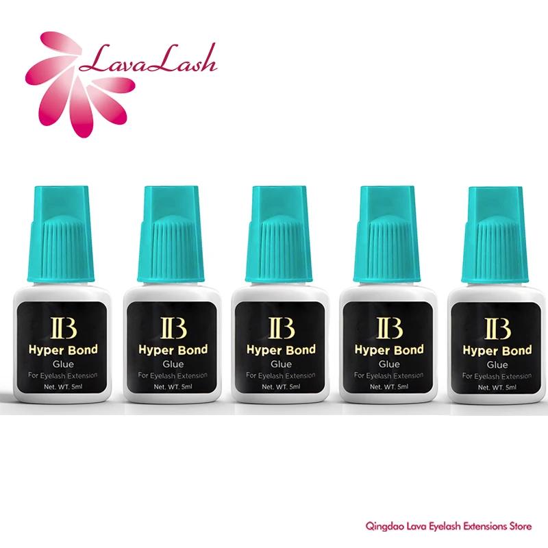 IBeauty – bouchon Cyan Hyper Bond, 5 bouteilles, fournitures pour Extensions de cils, colle, outils