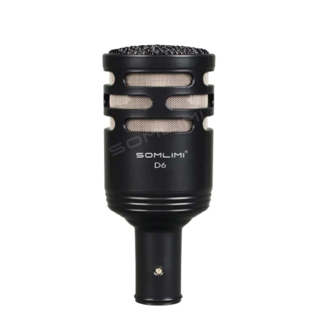 SOMLIMI D6 tambour Microphone Instrument coup de pied basse Microphone dynamique basse caisse claire