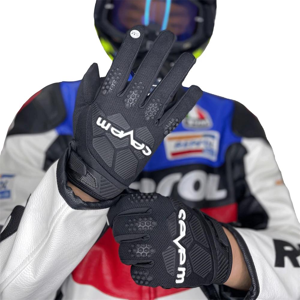 Sevem gants de moto pour adultes gants de course d'enduro de Motocross gants de vélo de route de des