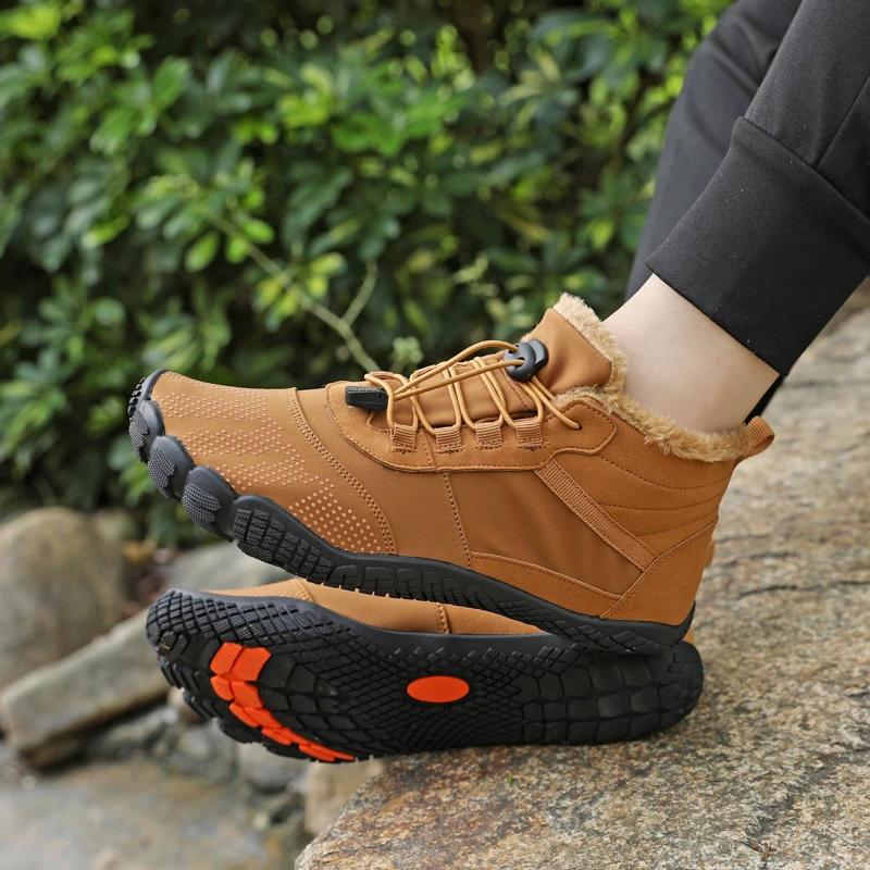 Nouvelles bottes d'hiver pour hommes femmes neige pieds nus chaussures décontractées chaussures de t