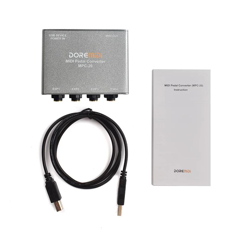 DOREMIDI Expression pédale convertisseur pédale extenseur de maintien MPC-20