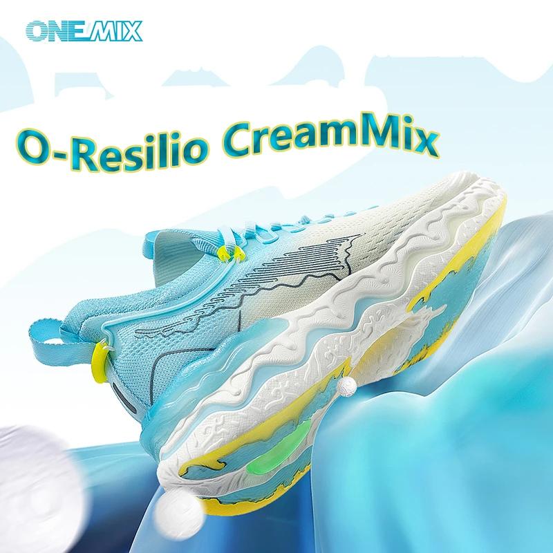 ONEMIX-CreamMix chaussures d'extérieur pour homme, baskets de course, de route, légères, anti-baume,