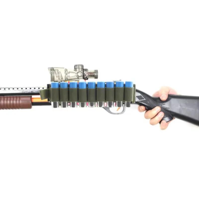 Boucle de crochet de chasse tactique, 6 cartouches, support de coque, bande de carte d'insertion de
