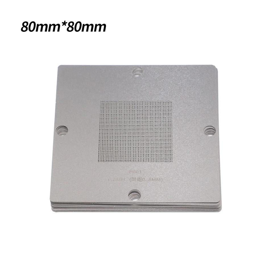 Pochoir universel BGA 80/90mm, ensemble de pochoirs 12 pièces pour ordinateur portable, réparation d