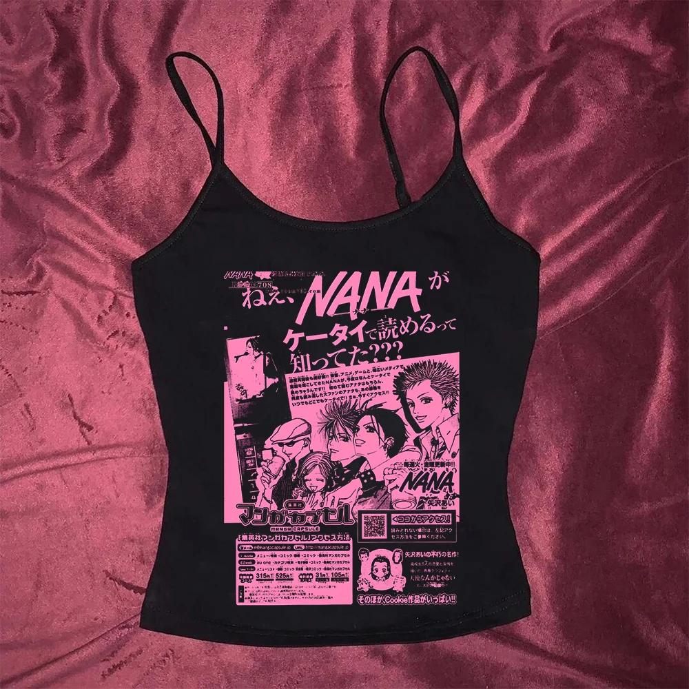 Y2k Nana Osaki graphique t-shirts décontracté Harajuku Streetwear vêtements japonais mode Rock Punk
