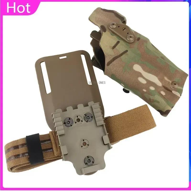 Étui tactique Airsoft pour G17 Gen4 19 avec lampe X300 X300U, étui de pistolet à dégagement rapide a