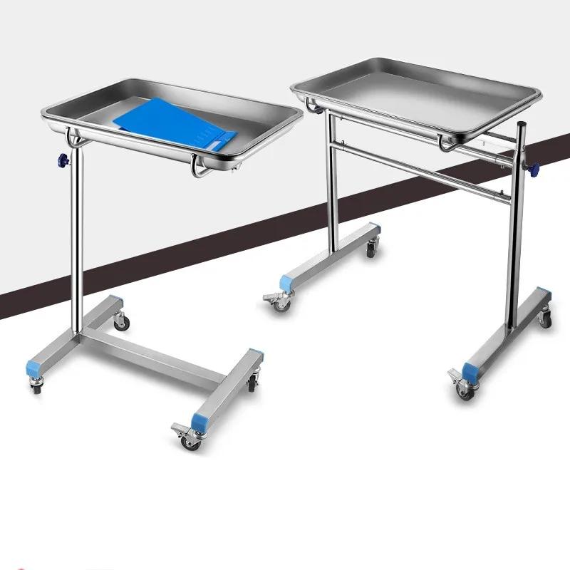 Mayo Table Hospital TrolleyCD, Acier Inoxydable 304 Réglable, Générateur Recommandé