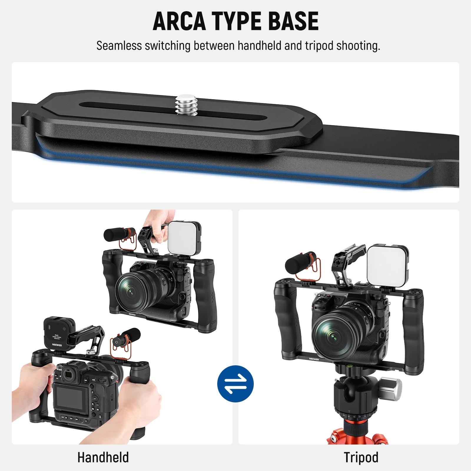 NEEpacks-Stabilisateur de caméra universel avec poignée supérieure, kit de localisation ARRI 3/8 ",