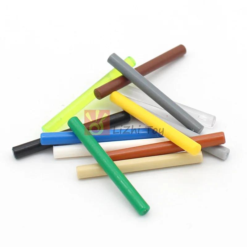 Blocs de construction MOC 30374 Bar 4L, 50 pièces, lame de sabre laser, baguette, briques classiques
