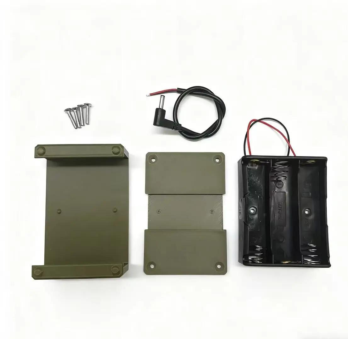 tr uSDX Émetteur-récepteur 18650 Kits de boîtier de batterie par DL2MAN