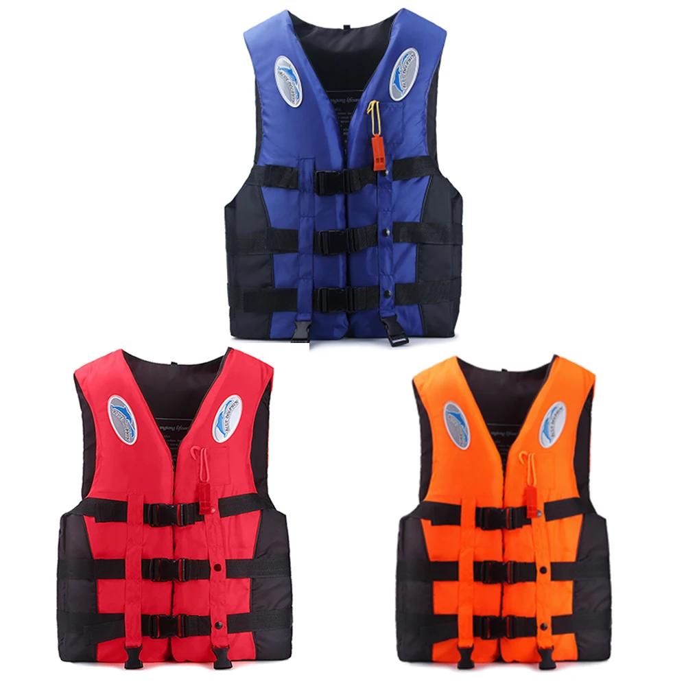 Gilet de sauvetage de natation en plein air pour adultes, combinaison de survie à flottabilité régla