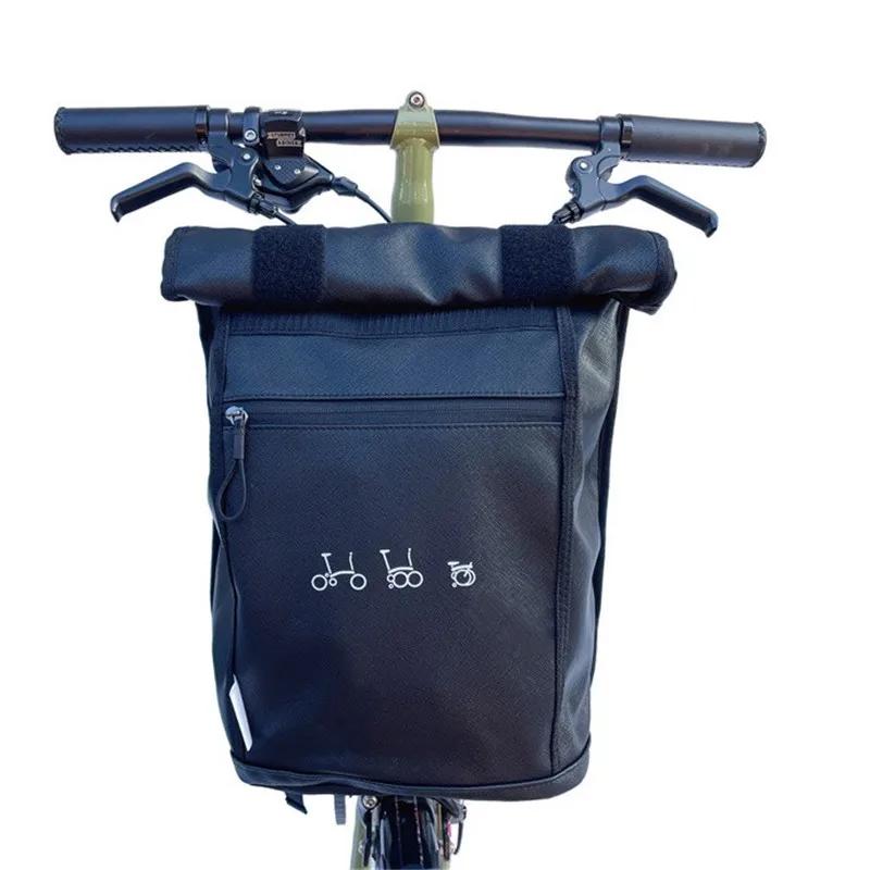 Sacs et sacoches de transport avant de vélo pliants, sac à main de rangement avant de vélo Brompton