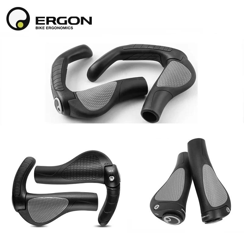 ERGON – poignées de guidon de vélo ergonomiques, GP1 GP3 GP5, vtt, extensible, verrouillable, en cao